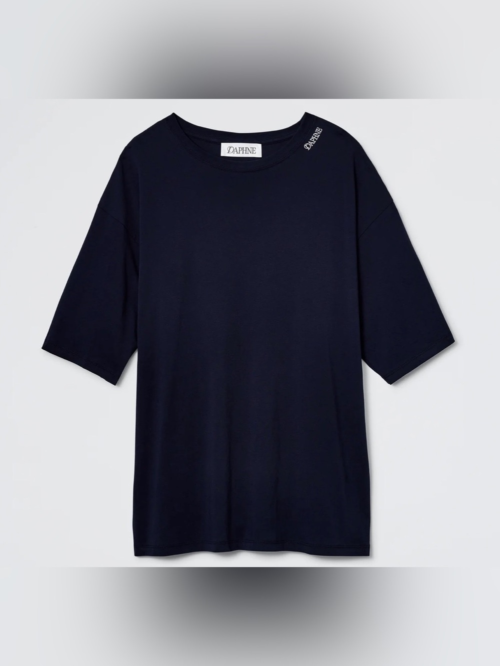 Women's Navy Daphne The Hannah Tee